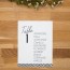Plan de table de mariage industriel, kraft, papeterie Indus