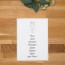 Plan de table de mariage kraft, hiver, papeterie Douceur scandinave