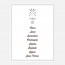 Plan de table de mariage kraft, papeterie Douceur scandinave recto