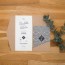 pocket folder kraft DL pochette invitation ouvert