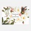 Programme de mariage fleur, papeterie Jardin botanique recto