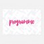 Programme de mariage graphique, papeterie Un mariage à Memphis recto