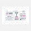 Programme de mariage graphique, papeterie Des petits pois verso