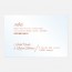 Remerciements de mariage cuivre, papeterie Copper verso