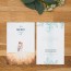Remerciements de mariage fleur, papeterie Dame-Jeanne