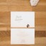 Remerciements de mariage végétal, naturel, papeterie Organic