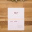 RSVP de mariage cuivre, chic, papeterie Copper