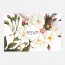 RSVP de mariage fleur, papeterie Jardin botanique recto