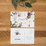 RSVP de mariage fleur, papeterie Jardin botanique