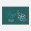 RSVP de mariage fleur, papeterie Dame-Jeanne recto