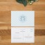 RSVP de mariage kraft, hiver, papeterie Douceur scandinave