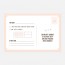 RSVP de mariage kraft, papeterie Rétro kraft verso