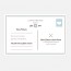 RSVP de mariage kraft, papeterie Douceur scandinave verso