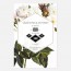 Save the date de mariage fleur, papeterie Jardin botanique verso