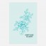 Save the date de mariage fleur, papeterie Dame-Jeanne recto