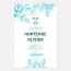 Save the date de mariage fleur, papeterie Dame-Jeanne verso