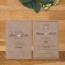 Save the date de mariage kraft, hiver, papeterie Douceur scandinave