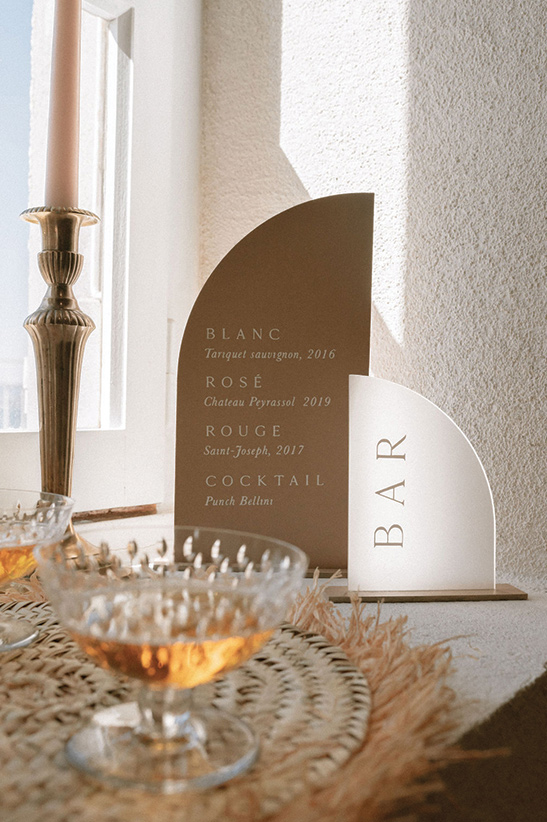 faire-^part sur mesure signalétique mariage sur mesure bois plexi