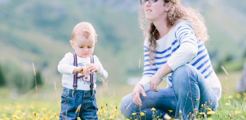Séance photo en montagne avec Léon et ses parents